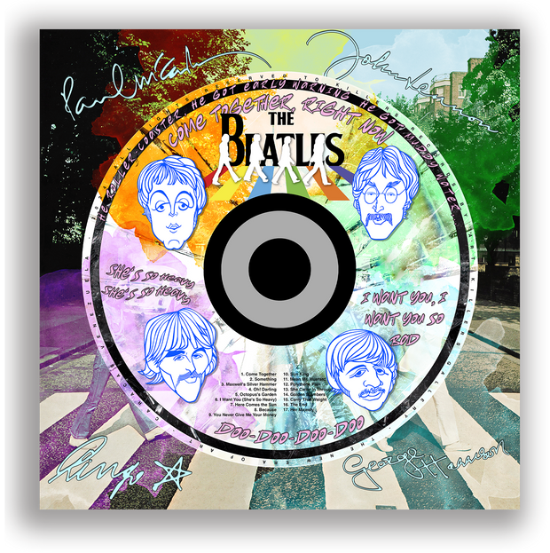 Vintage Music Art Deco Records | Painted Commemorative Edition