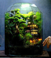 Ancient Town - Glass Container Decoration