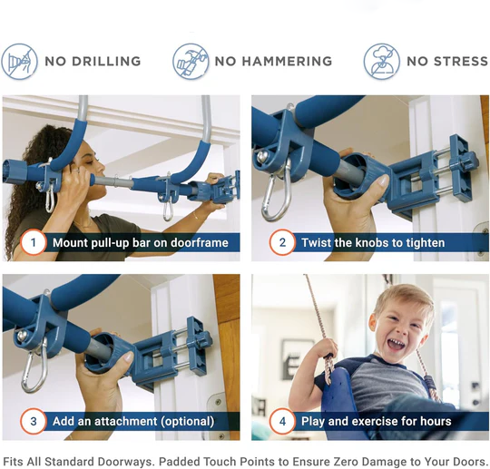 Indoor Doorway Play & Fitness Set