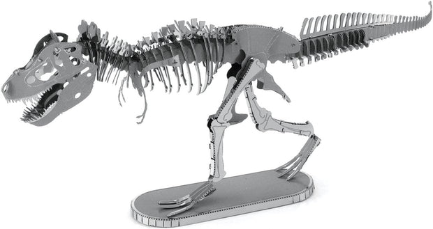 Metal 3D Dinosaur Model Kit – 4-Piece Set (T-Rex, Stegosaurus, Triceratops, Pteranodon)