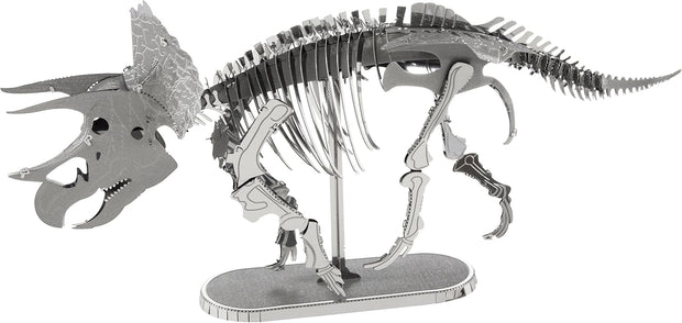 Metal 3D Dinosaur Model Kit – 4-Piece Set (T-Rex, Stegosaurus, Triceratops, Pteranodon)