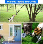 Spring Pole Bungee Tug Toy for Dogs – Outdoor/Indoor Tug-of-War, Teeth Cleaning & Muscle Training