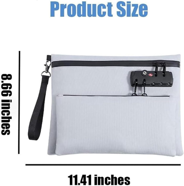 💼 Double Layer Lockable Money Bag｜Because Your Valuables Deserve VIP Protection
