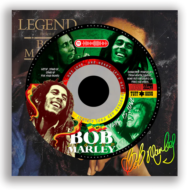 Vintage Music Art Deco Records | Painted Commemorative Edition