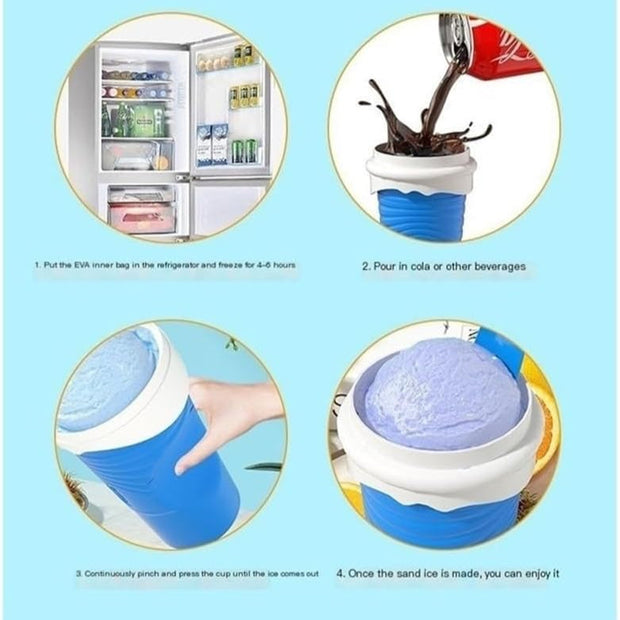 🍧 DIY Slushie Maker Cup – Freeze, Squeeze & Sip the Fun