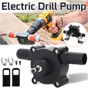 Drill-Powered Transfer Pump | Mini Self-Priming Utility Pump for Water, Oil & Fluids