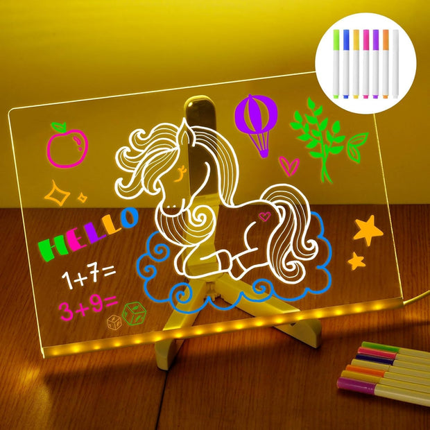 ✨ LED Acrylic Message Board – Light Up Your Notes, Plans & Creativity!