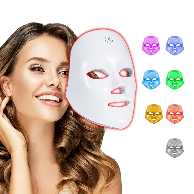 7-in-1 LED Face Mask | Smooth, Brighten & Refresh Your Skin