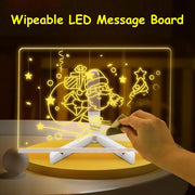 ✨ LED Acrylic Message Board – Light Up Your Notes, Plans & Creativity!