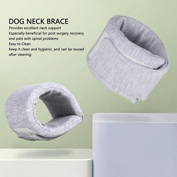 Pet Recovery Neck Collar – Soft Cotton Support for a Faster, Safer Healing 🐶🐱
