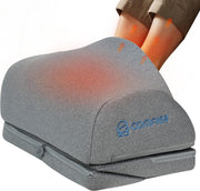 Comfier Under Desk Foot Rest at Work with Heat,Vibration,3 Height Under Desk Foot Rest for Office Chair，Foot Heater Foot Warmer, Ergonomic Heated Footrest,Gaming Chair Footstool,Computer Desk Use