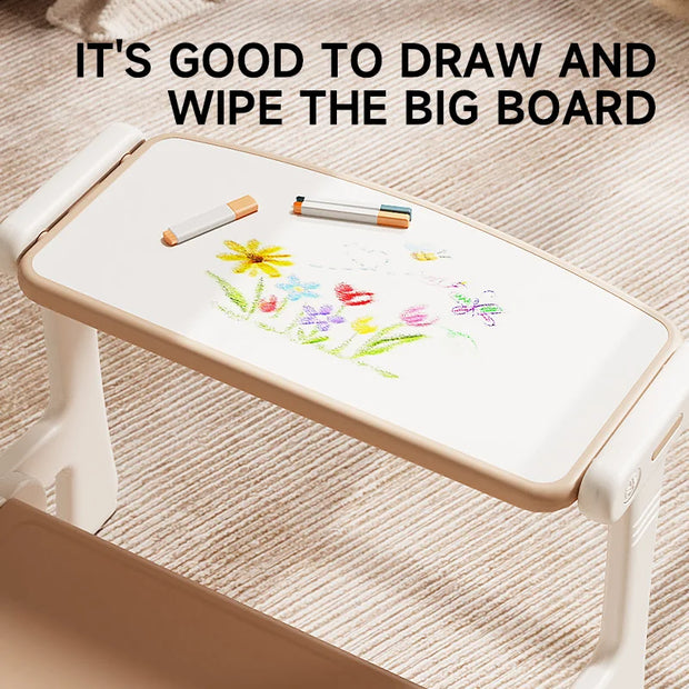 Multifunctional Children’s Study Desk & Chair (with Storage)