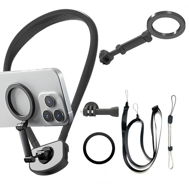 💥 Neck Phone Mount – Unleash POV Power Like Never Before!