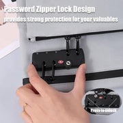 💼 Double Layer Lockable Money Bag｜Because Your Valuables Deserve VIP Protection