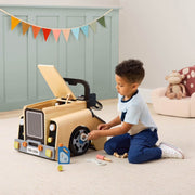 Wooden Car Mechanic Playset