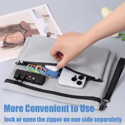 💼 Double Layer Lockable Money Bag｜Because Your Valuables Deserve VIP Protection